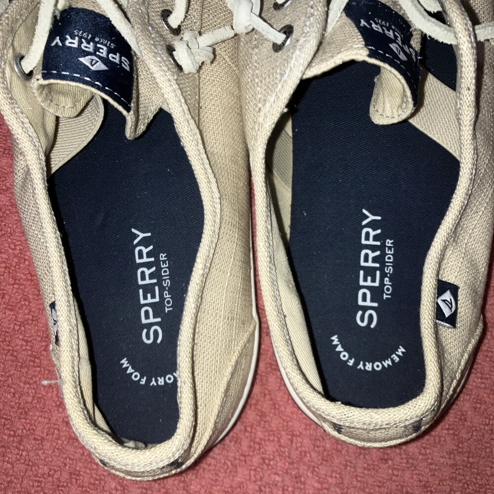 Sperry SZ 10 Women’s Top Slider Beige Loafers - Picture 3 of 7